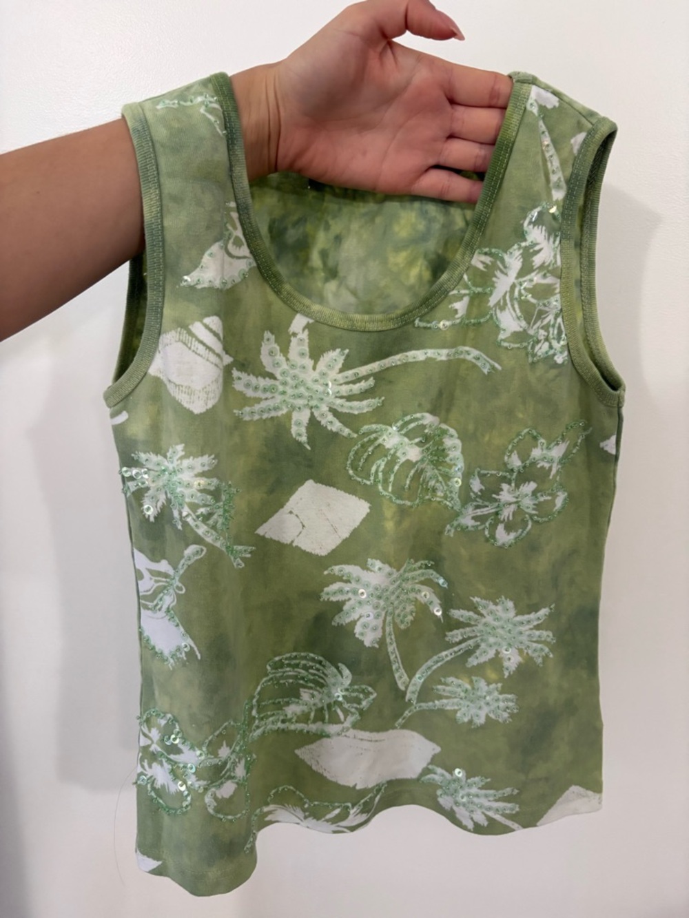 Vintage sequin tank!